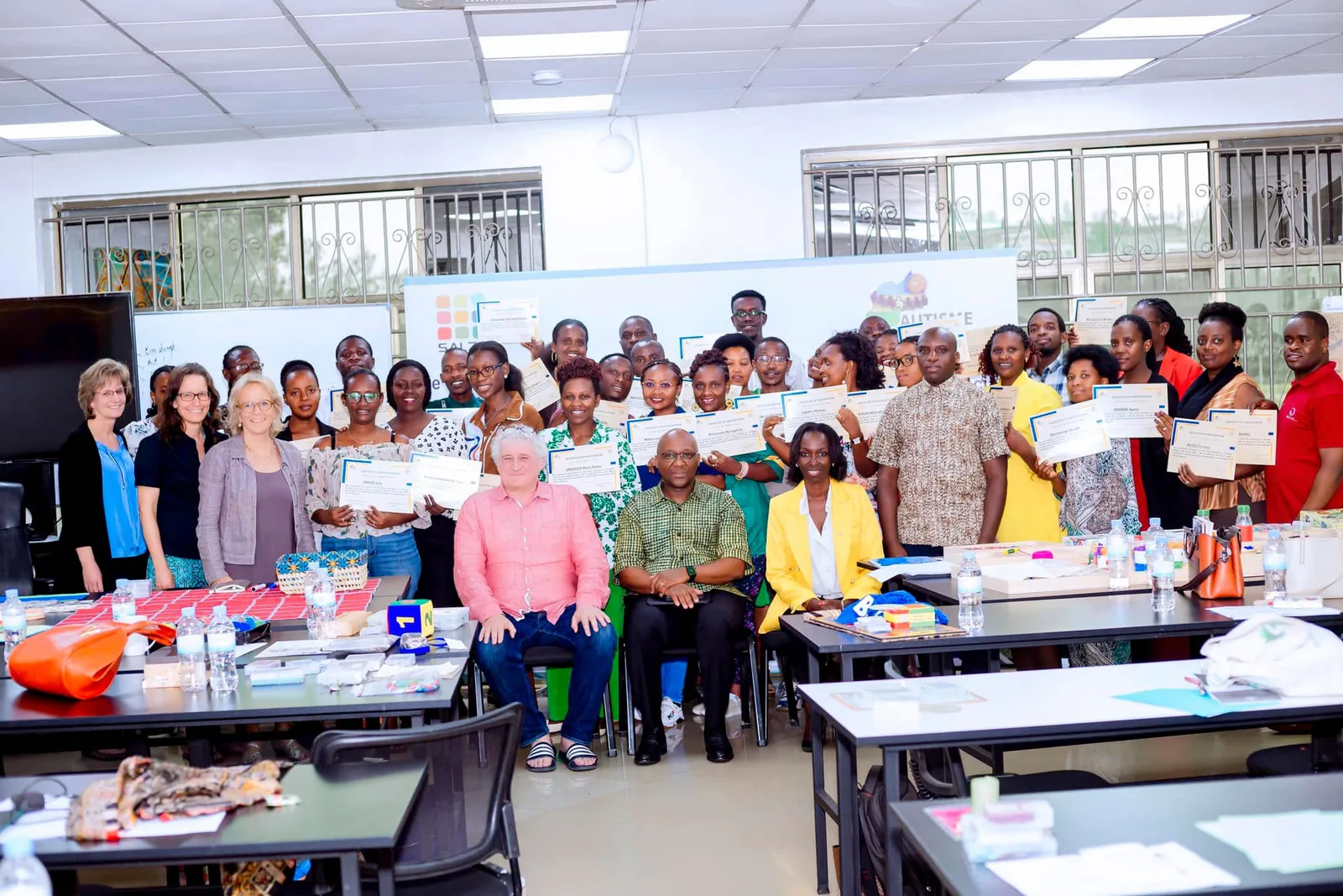 Participants et partenaires à l’issue d’une formation professionnelle